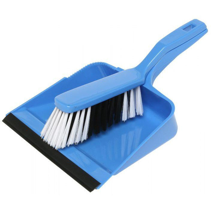 EDCO DUSTPAN & BRUSH SET BLUE