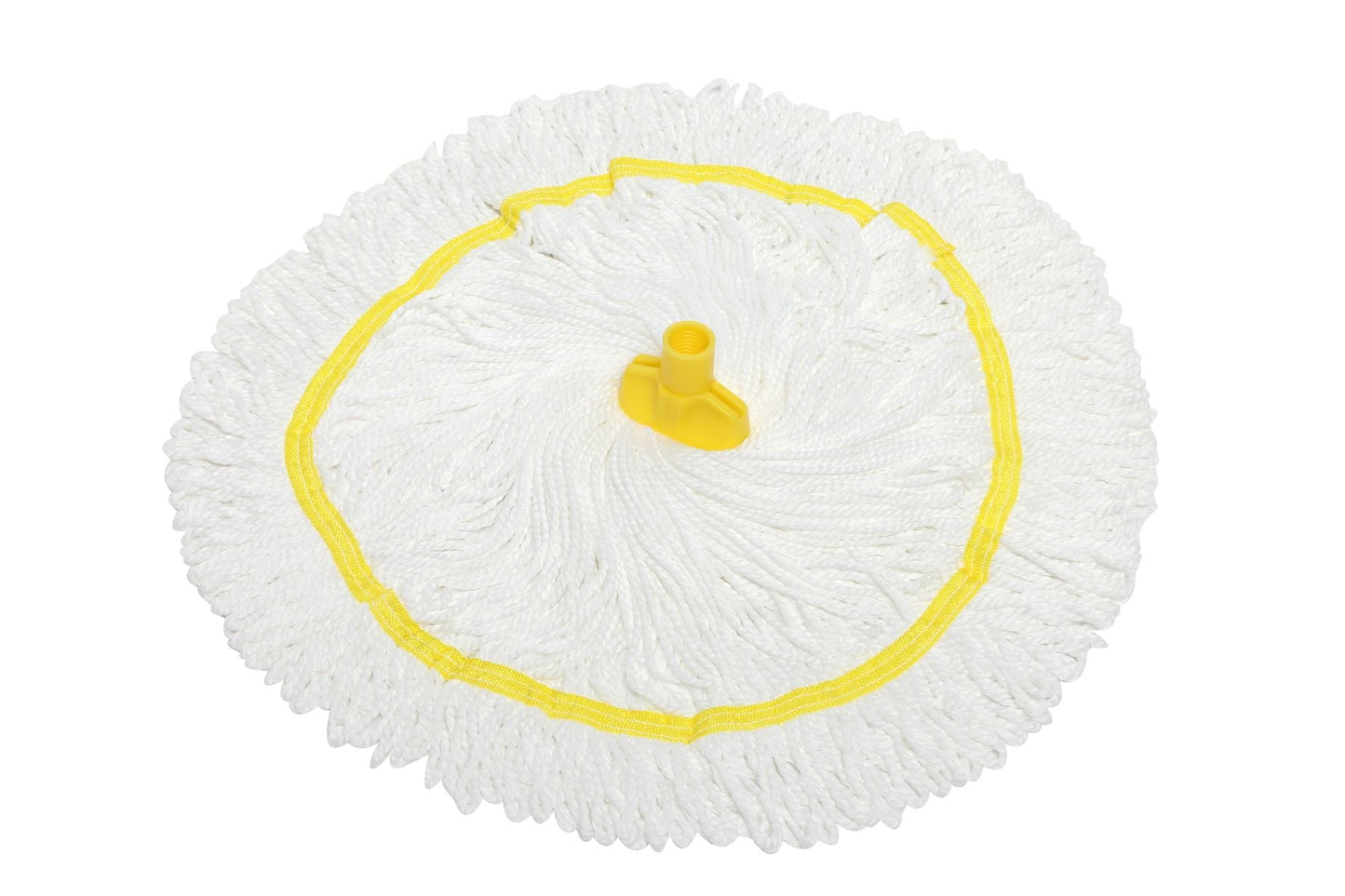 EDCO MICROFIBRE ROUND MOP HEAD YELLOW - 350G/27CM