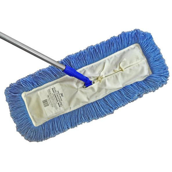 EDCO DUST CONTROL MOP COMPLETE SWIVEL HEAD & HANDLE LARGE 91CM X 15CM