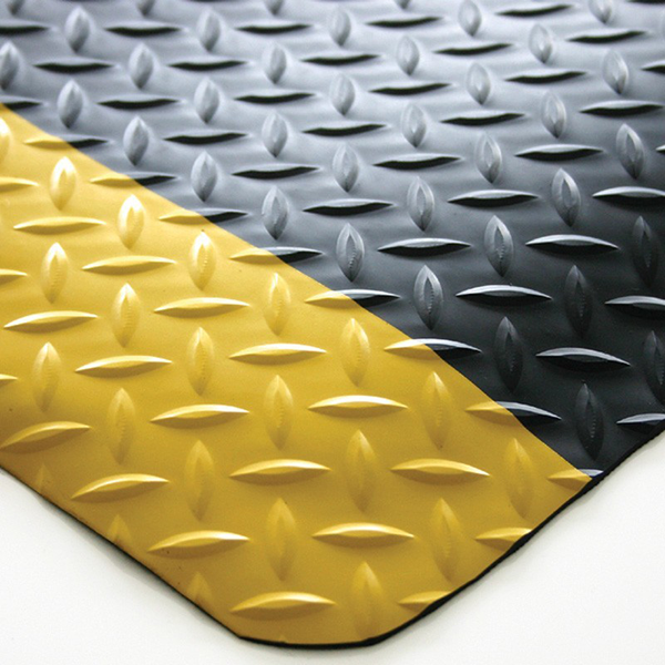 BLACK/YELLOW Diamond Plate Classic .700mm x .900mm