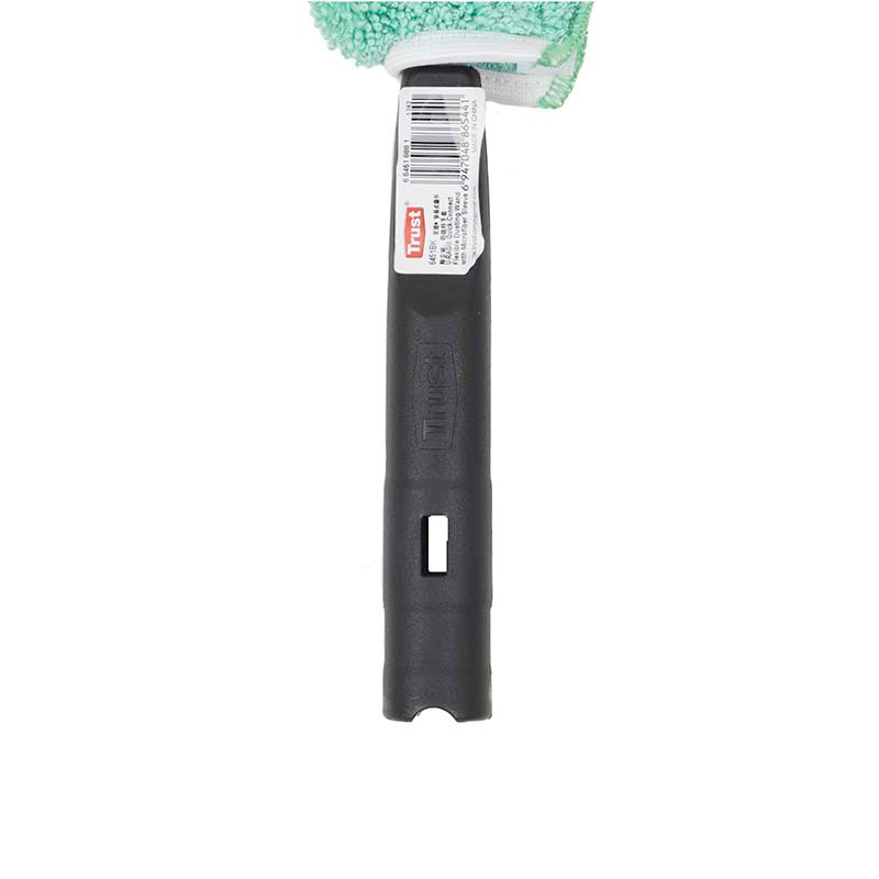 TRUST U-RAG Quick-Connect Flexible Dusting Wand with Microfiber Sleeve - Green