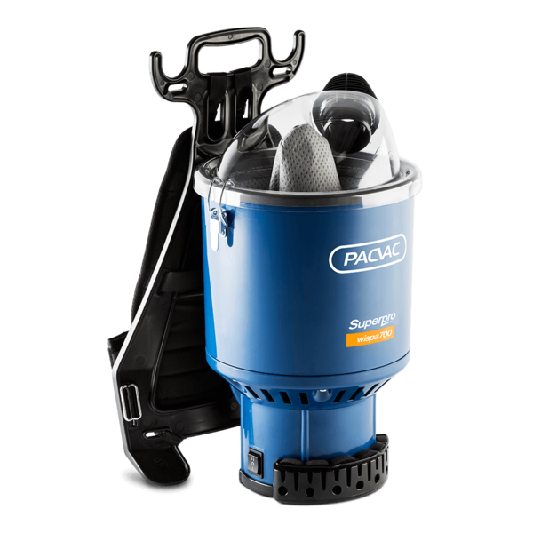 PACVAC SUPERPRO WISPA BACKPACK VACUUM CLEANER
