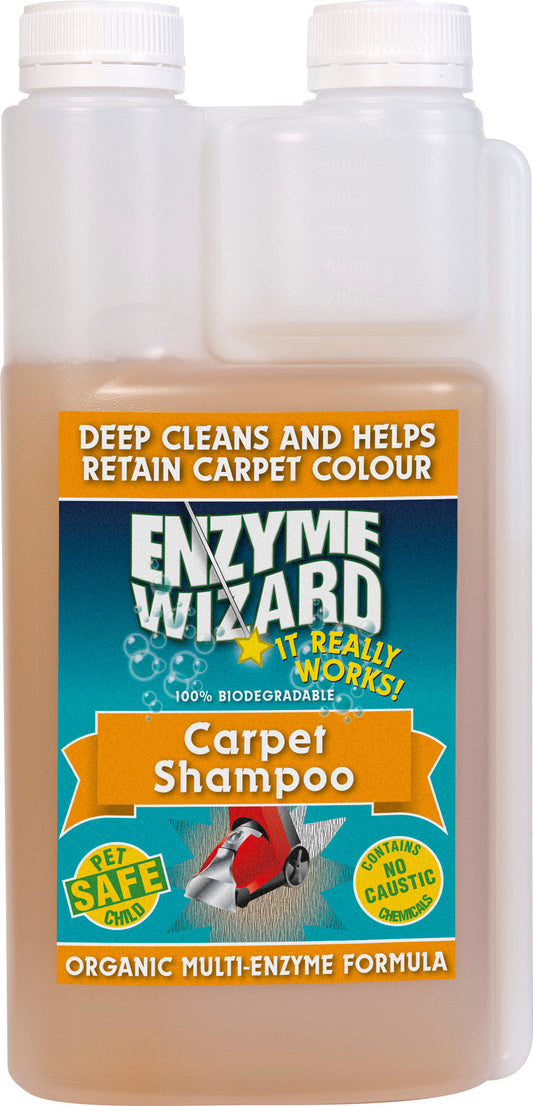 ENZYME WIZARD CARPET SHAMPOO - 1 LTR TWIN