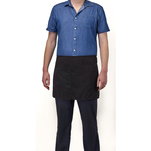 FILTA HALF LENGTH WAIST APRON WITH POCKET BLACK