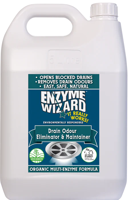 ENZYME WIZARD DRAIN ODOUR ELIMINATOR - 5L (MOQ 3)