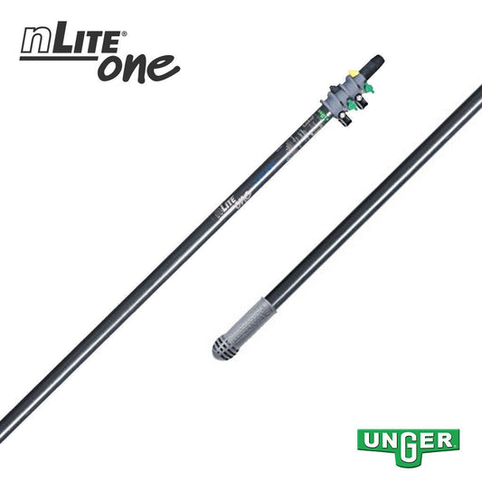UNGER NLITE ONE GLASS FIBRE TELESCOPIC POLE - 2.5M, 2 SECTIONS