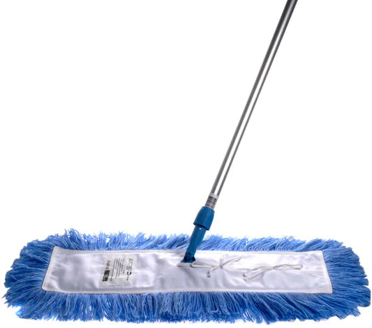 EDCO DUST CONTROL MOP COMPLETE WITH HEAD & HANDLE MEDIUM 61CM X 15CM