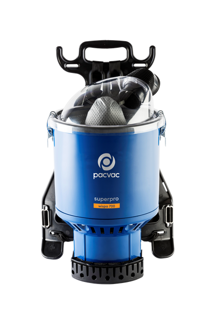 PACVAC SUPERPRO WISPA BACKPACK VACUUM CLEANER