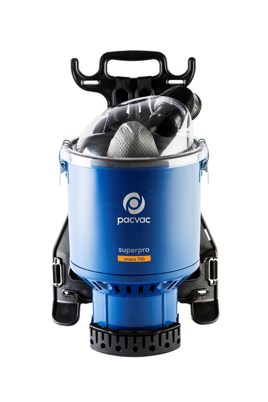 PACVAC SUPERPRO WISPA BACKPACK VACUUM CLEANER