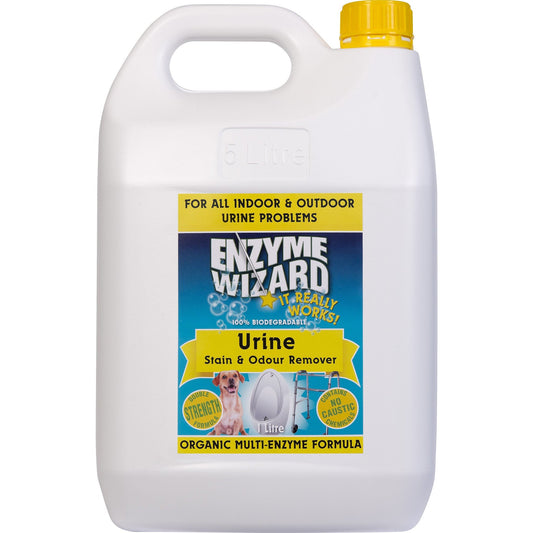 ENZYME WIZARD URINE STAIN & ODOUR REMOVER 5 LITRE