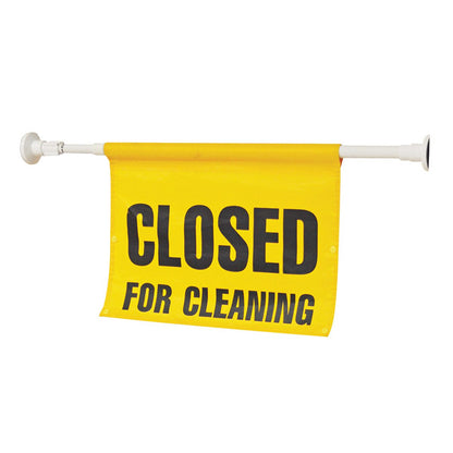 FILTA "CLOSED FOR CLEANING" SAFETY POLE COMPLETE
