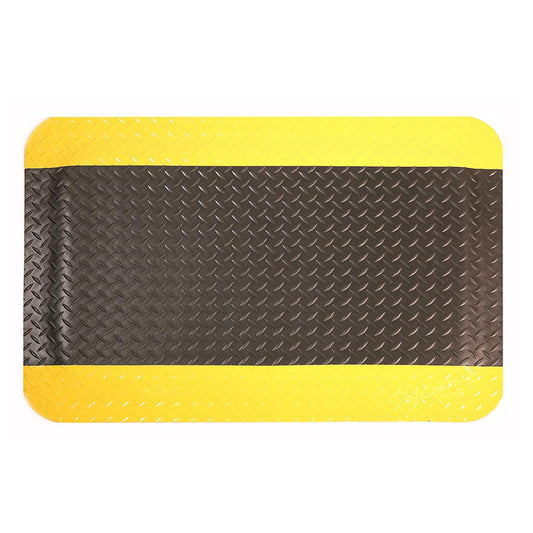 BLACK/YELLOW Diamond Plate Classic .700mm x .900mm