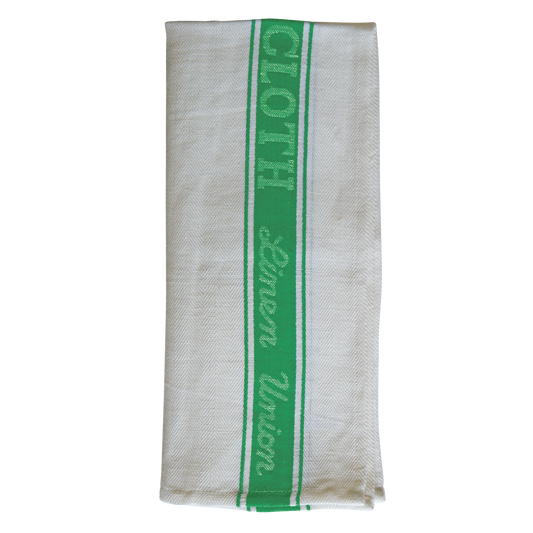 FILTA GLASS CLOTH TEA TOWEL 50% LINEN 50% COTTON GREEN (55CM X 80CM)
