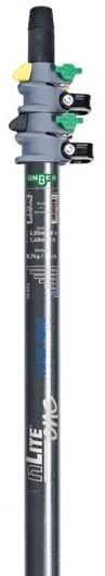 UNGER NLITE ONE GLASS FIBRE TELESCOPIC POLE - 2.5M, 2 SECTIONS