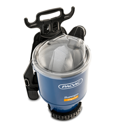 PACVAC SUPERPRO WISPA BACKPACK VACUUM CLEANER